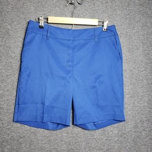 Cutter and Buck Annika Sage Golf Shorts Womens 10 Navy Blue Athletic Athleisure